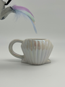 Mermaid Shell Coffee Mug – Iridescent Pearl Shine