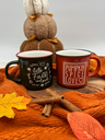Autumn Couple Mug Set – Pumpkin Spice Love & Let's Fall in Love