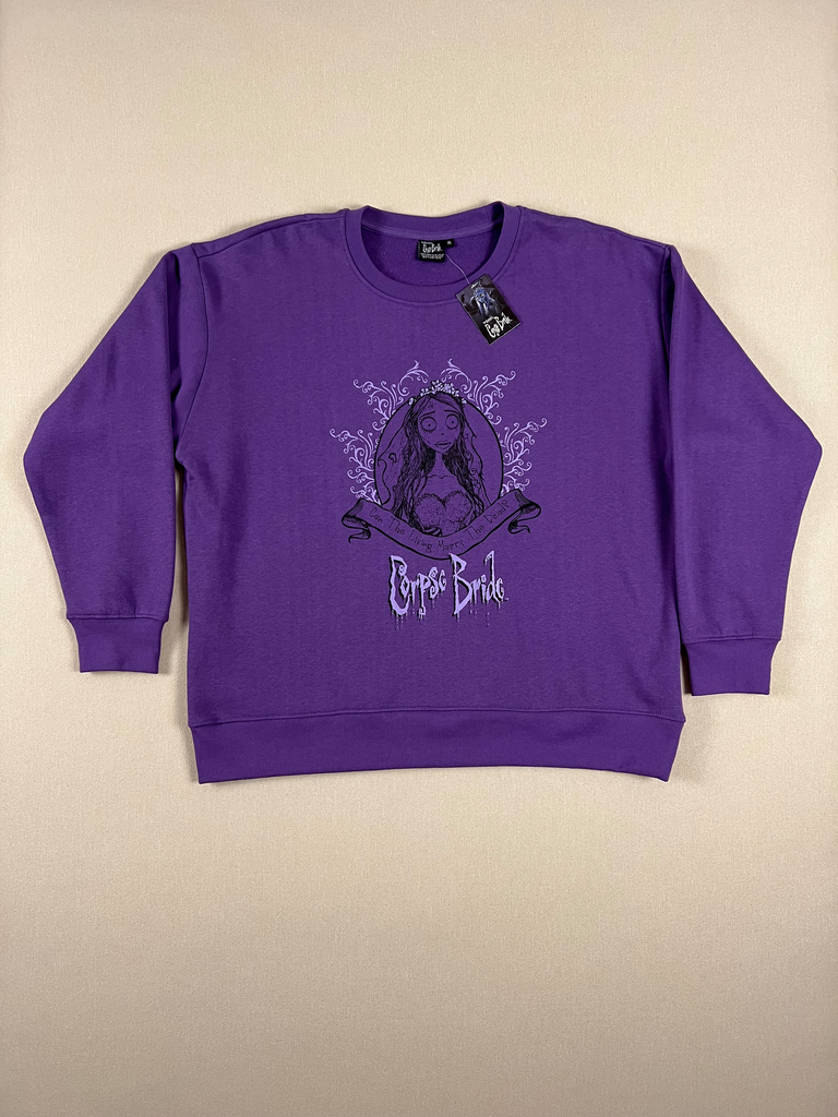 Purple The Corpse Bride Sweater – Official Tim Burton Merchandise