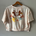Disney Store Mickey & Minnie Kiss Crop Top – Large - Back Graphic Design