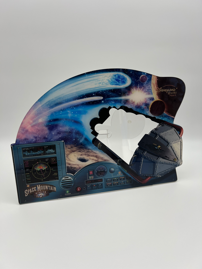 Disneyland Paris – Space Mountain: Mission 2 Ride Photo Frame (Plexiglass Display)