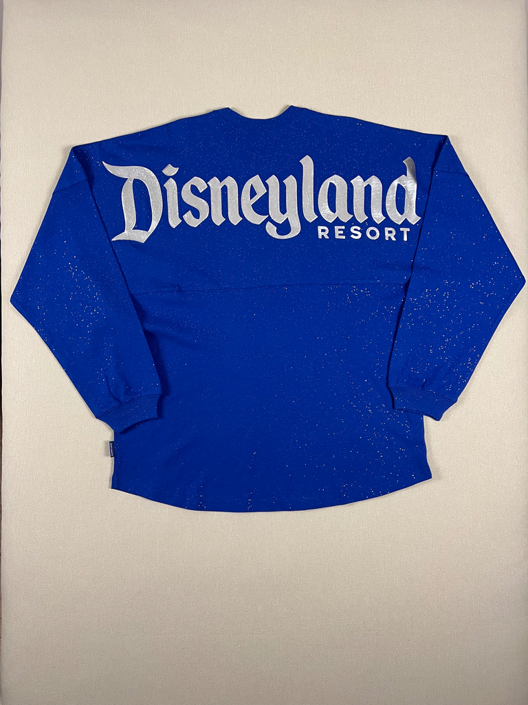 Disneyland Resort Spirit Jersey – Large - Royal Blue Sparkle Design
