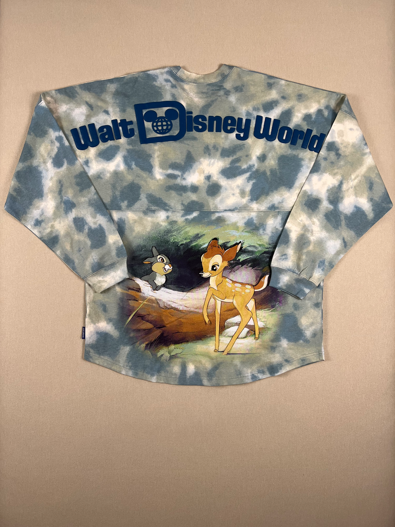 Disney Bambi Spirit Jersey – Large - Pastel Tie-Dye Walt Disney World Design