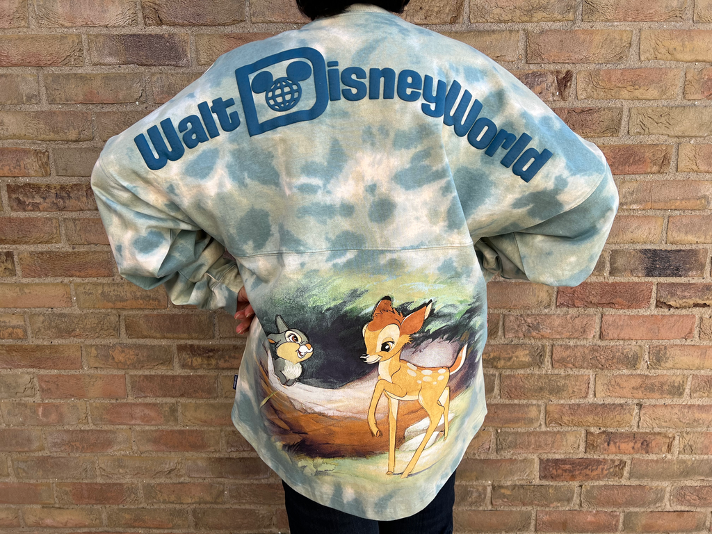 Disney Bambi Spirit Jersey Pastel Tie-Dye with All-Over Back Print