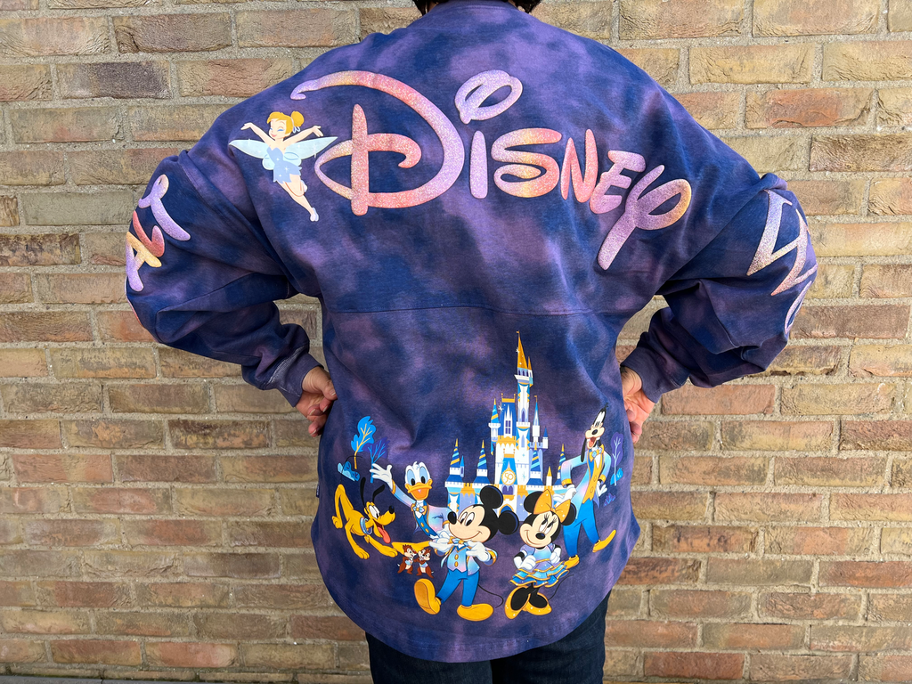 Disneyland Paris Exclusive 50th Anniversary Spirit Jersey in Blue and Purple