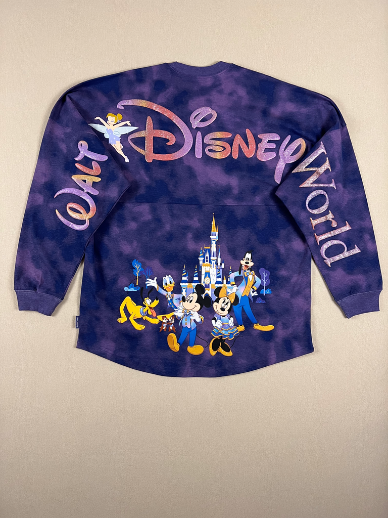 Walt Disney World 50th Anniversary Spirit Jersey - Medium – Purple Ombre Character Design