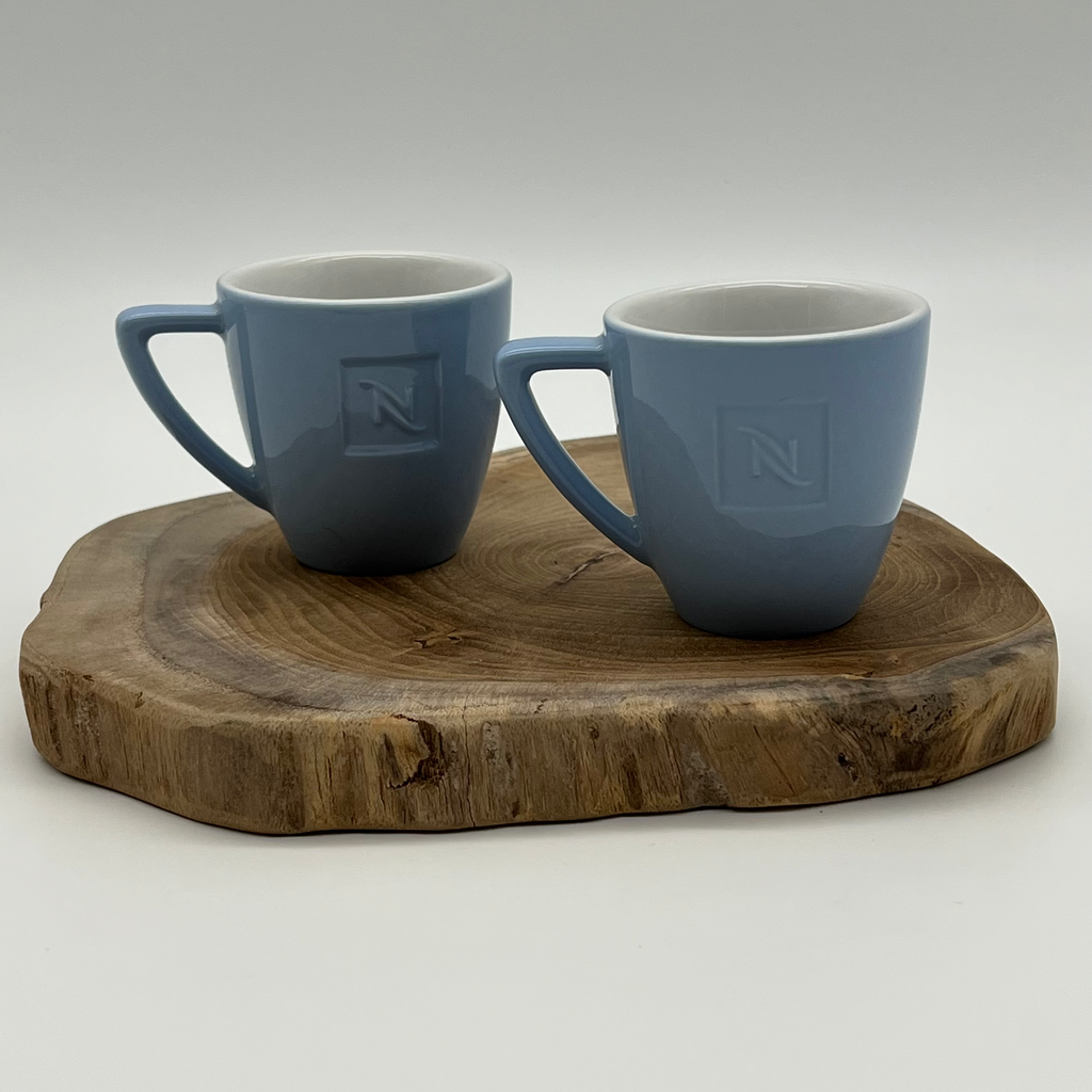 Nespresso Blue Porcelain Espresso Cups – Set of 2