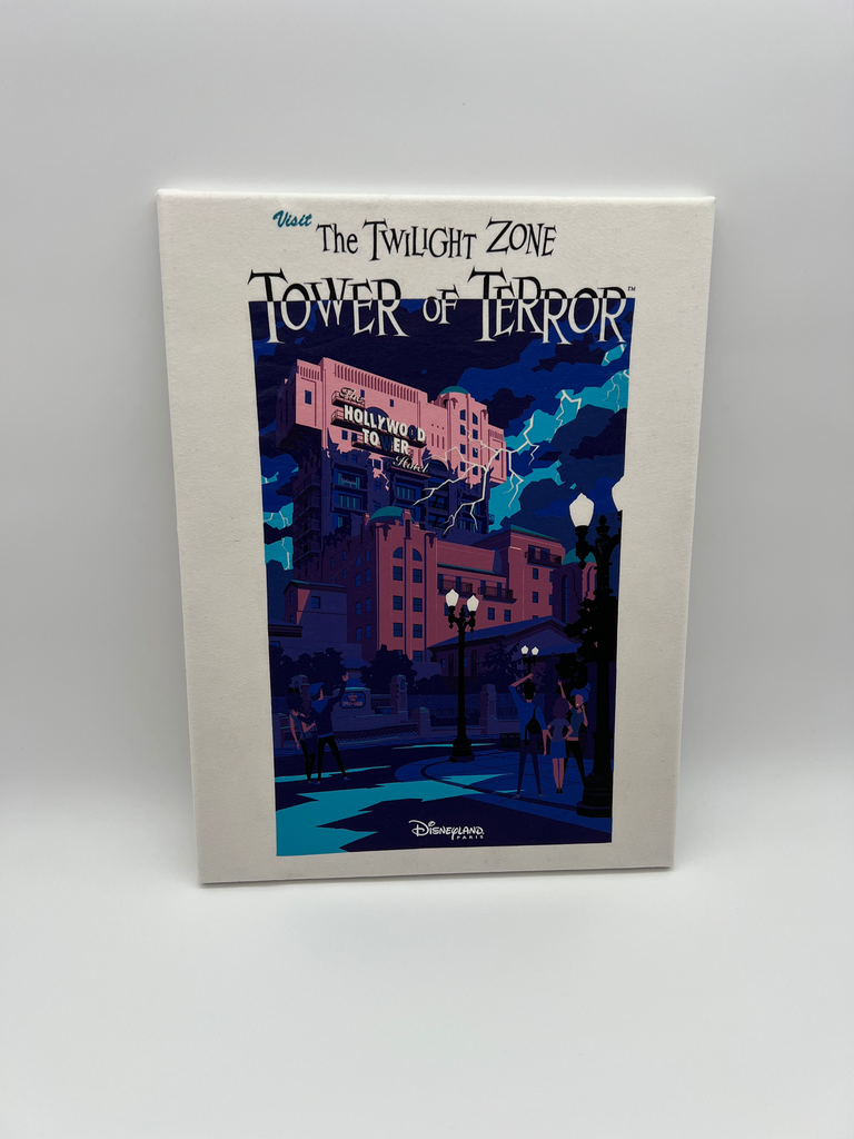 A Haunted Second Life – Tower of Terror Upcycled Canvas