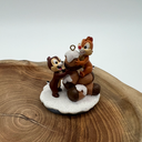 Disneyland Paris Chip 'n Dale Christmas Ornament