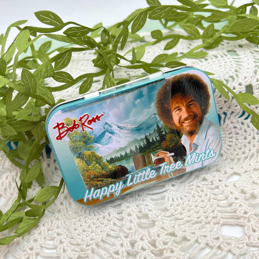 Bob Ross “Happy Little Tree” Mints in Sealed Collectible Tin