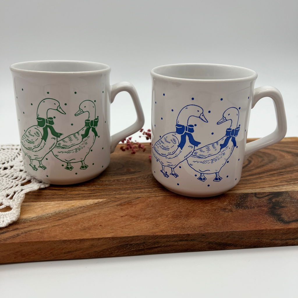 Vintage Tams Goose Mug Set – England – Set of 2