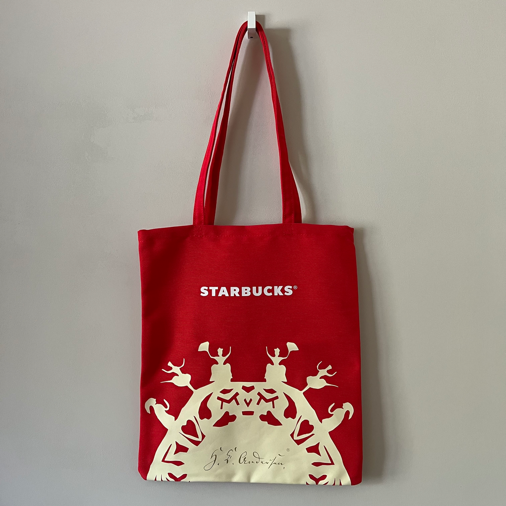 Starbucks China 2023 Christmas Tote Bag – H.C. Andersen Paper-Cut Collab – Limited Edition