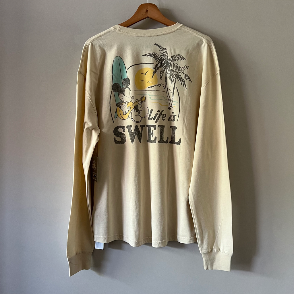 Disney Store Hawaiian Mickey Mouse Long Sleeve - Medium - Life Is Swell