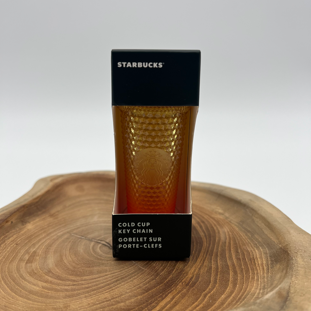 Starbucks Cold Cup Keychain – Gradient Yellow & Orange