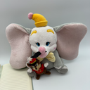 Disney Parks Clown Dumbo Plush with Timothy Mouse