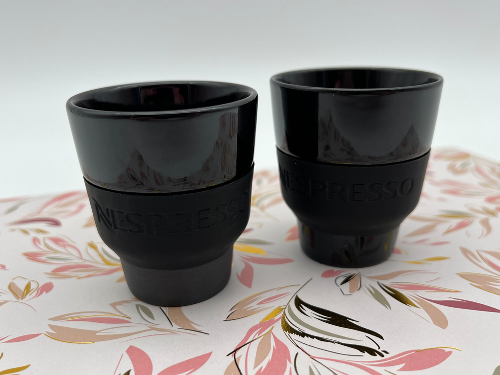 Nespresso Touch Espresso Cups Set of 2 - All Black