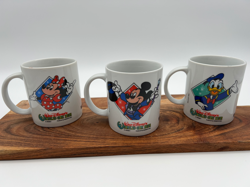 Disney World on Ice Mug Set – 1995 Renault Promotional Collection