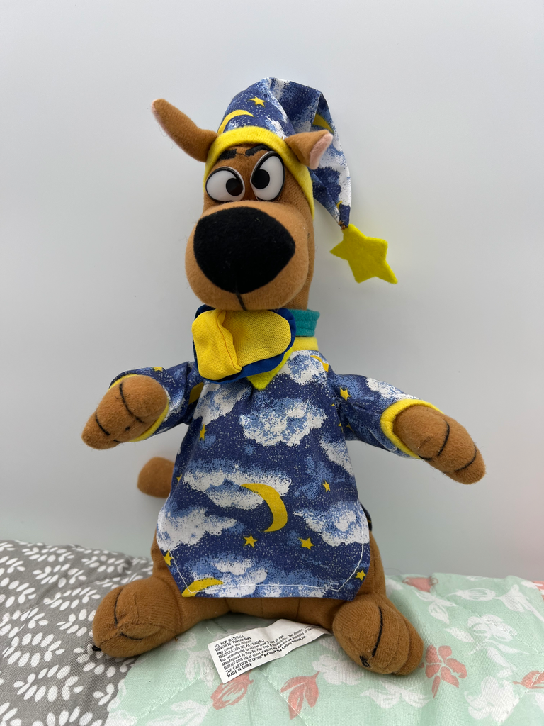 Vintage Scooby-Doo Sleepytime Plush – Cartoon Network – 1998