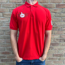Starbucks Barista Employee Uniform - Red Christmas Polo Shirt