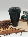 Starbucks Reserve Matte Black Ribbed Tumbler