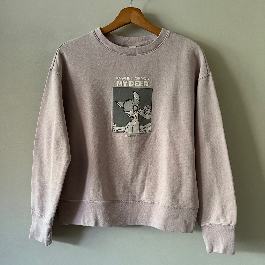 Uniqlo UT x Disney Bambi Cotton Sweatshirt – Small