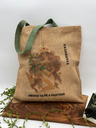 Starbucks Burlap Tote Bag Employee Exclusive – Watercolor Siren