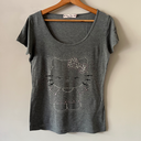 Vintage Victoria Couture x Hello Kitty Rhinestone Y2K Top