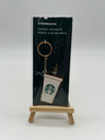 Starbucks White Cup Enamel Keychain