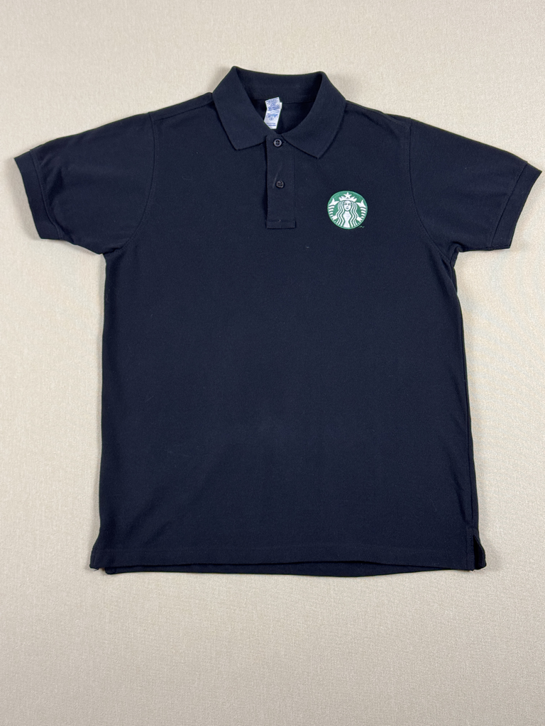 Starbucks Barista Employee Uniform - Black Polo Shirt
