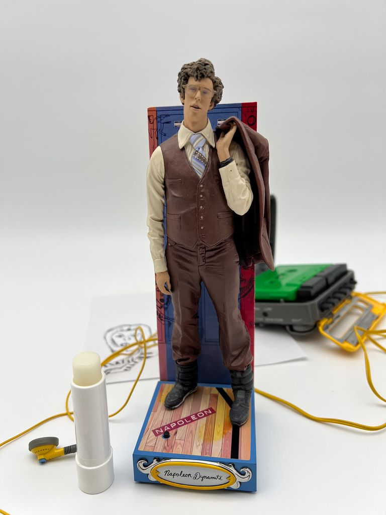 Napoleon Dynamite Talking Figure – Prom Suit Edition with Soundbox