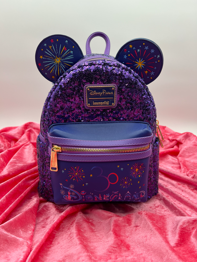 Disneyland Paris Exclusive Loungefly Mini Backpack 30th Anniversary - Sequin